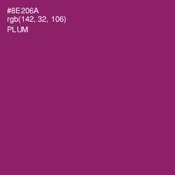 #8E206A - Plum Color Image