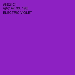 #8E21C1 - Electric Violet Color Image