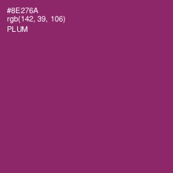 #8E276A - Plum Color Image