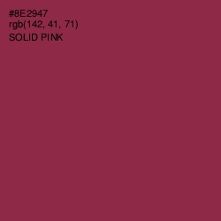 #8E2947 - Solid Pink Color Image