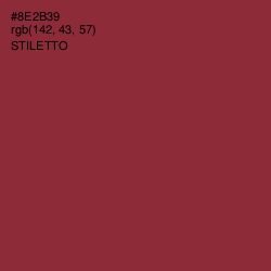 #8E2B39 - Stiletto Color Image