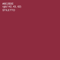 #8E2B3E - Stiletto Color Image