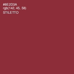 #8E2D3A - Stiletto Color Image