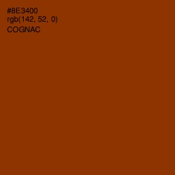 #8E3400 - Cognac Color Image