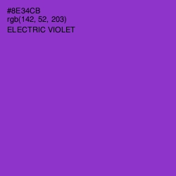 #8E34CB - Electric Violet Color Image