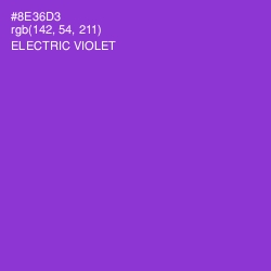 #8E36D3 - Electric Violet Color Image