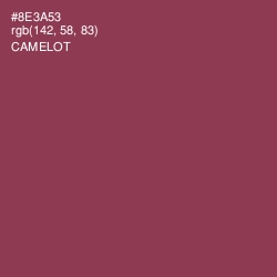 #8E3A53 - Camelot Color Image