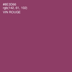 #8E3D66 - Vin Rouge Color Image
