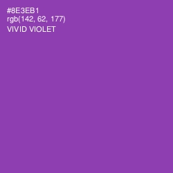 #8E3EB1 - Vivid Violet Color Image