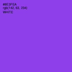 #8E3FEA - Electric Violet Color Image