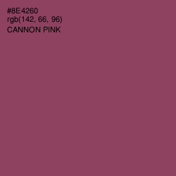 #8E4260 - Cannon Pink Color Image