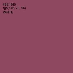 #8E4860 - Cannon Pink Color Image