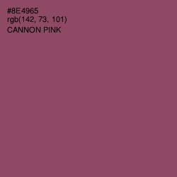 #8E4965 - Cannon Pink Color Image