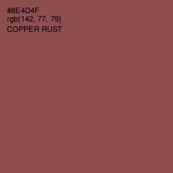 #8E4D4F - Copper Rust Color Image