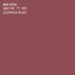 #8E4D52 - Copper Rust Color Image