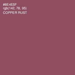 #8E4E5F - Copper Rust Color Image