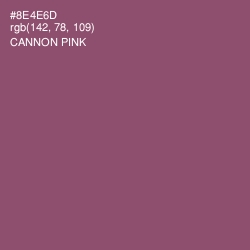 #8E4E6D - Cannon Pink Color Image