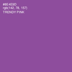 #8E4E9D - Trendy Pink Color Image
