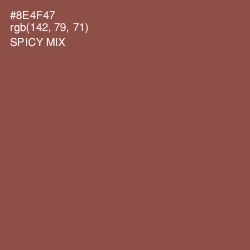 #8E4F47 - Spicy Mix Color Image