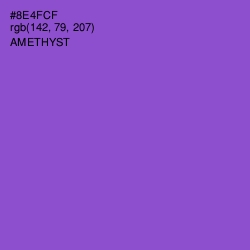 #8E4FCF - Amethyst Color Image