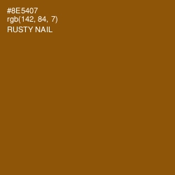 #8E5407 - Rusty Nail Color Image