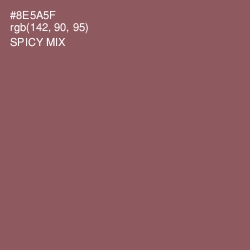#8E5A5F - Spicy Mix Color Image