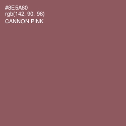 #8E5A60 - Cannon Pink Color Image