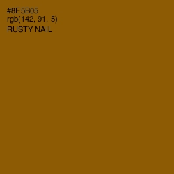 #8E5B05 - Rusty Nail Color Image