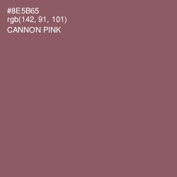 #8E5B65 - Cannon Pink Color Image
