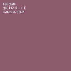 #8E5B6F - Cannon Pink Color Image