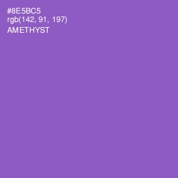 #8E5BC5 - Amethyst Color Image