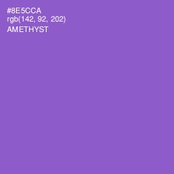 #8E5CCA - Amethyst Color Image