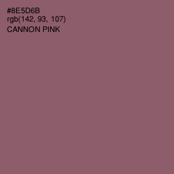 #8E5D6B - Cannon Pink Color Image