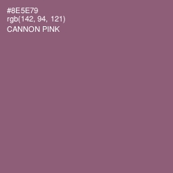 #8E5E79 - Cannon Pink Color Image