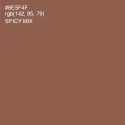 #8E5F4F - Spicy Mix Color Image