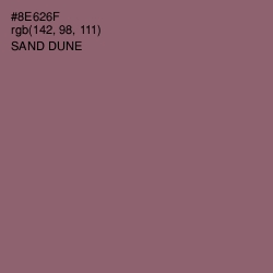 #8E626F - Sand Dune Color Image