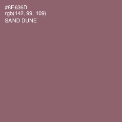 #8E636D - Sand Dune Color Image