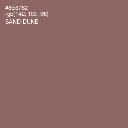 #8E6762 - Sand Dune Color Image