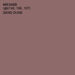 #8E6A6B - Sand Dune Color Image