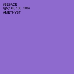#8E6ACE - Amethyst Color Image