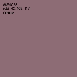 #8E6C75 - Opium Color Image