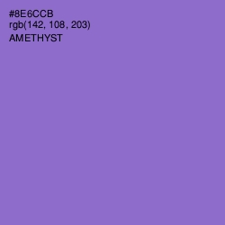 #8E6CCB - Amethyst Color Image