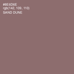 #8E6D6E - Sand Dune Color Image