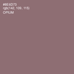 #8E6D73 - Opium Color Image