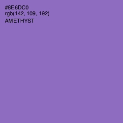 #8E6DC0 - Amethyst Color Image