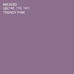 #8E6E8D - Trendy Pink Color Image
