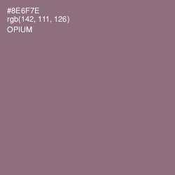 #8E6F7E - Opium Color Image