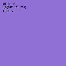 #8E6FD3 - True V Color Image