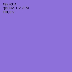 #8E70DA - True V Color Image