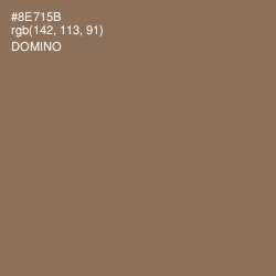 #8E715B - Domino Color Image